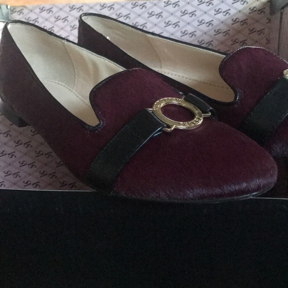 Shoes size 7.5 color burgundy mohair - Picture 4 of 4